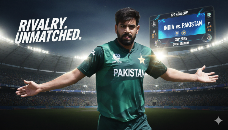 Haris Rauf jet crashing gesture